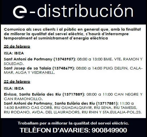 CORTE LUZ 22 DE FEBRERO