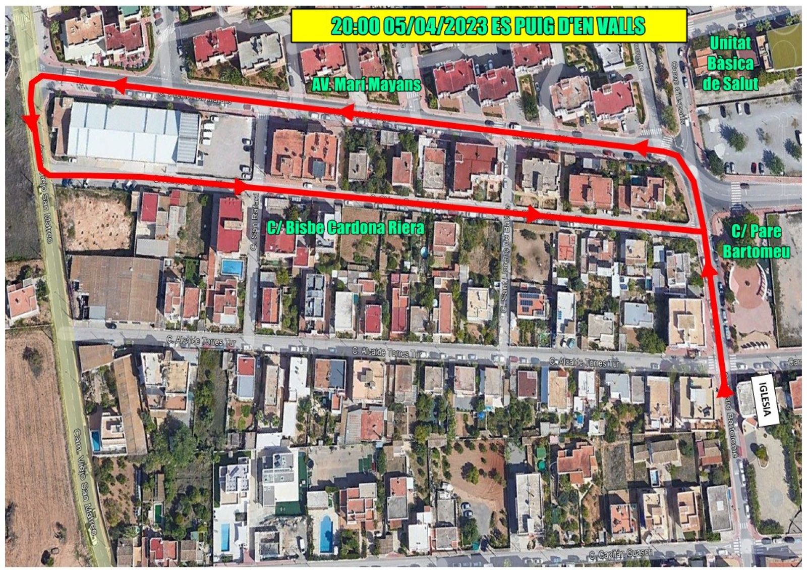 Informació sobre incidències en el trànsit i l’estacionament amb motiu de les processons de Setmana Santa