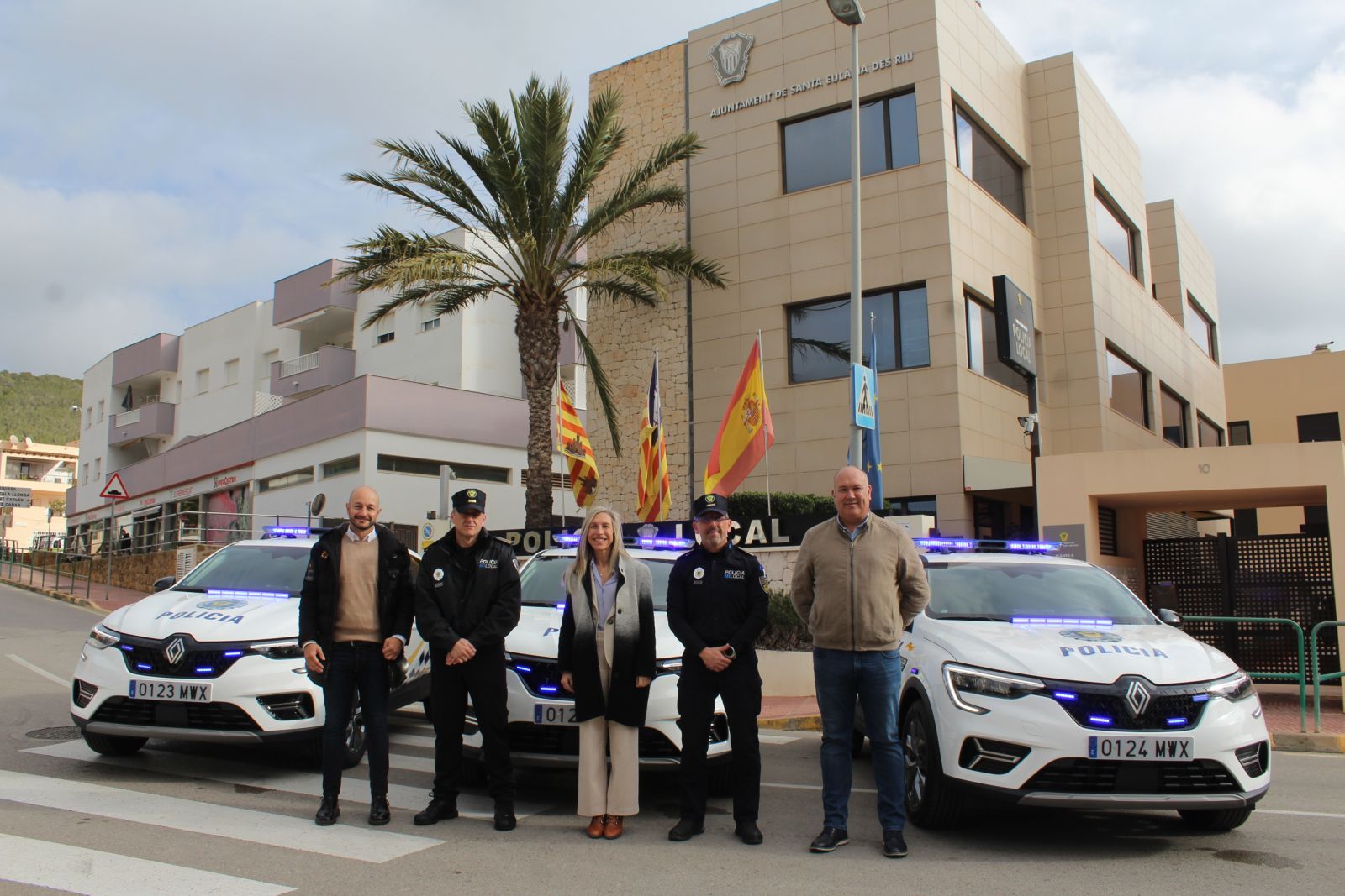 La Policia local de Santa Eulària incorpora tres nous vehicles policials a la seva flota