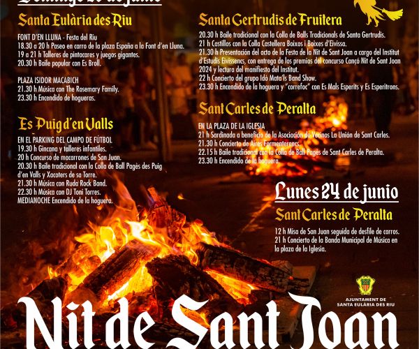 Fuego, música y comidas tradicionales para celebrar la noche más corta del año