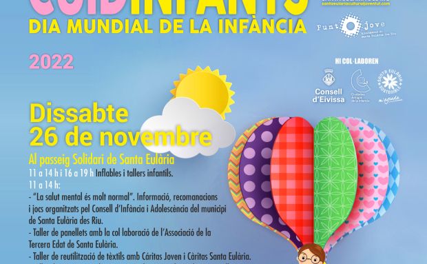 Aquest dissabte es realitzarà la celebració del Dia Mundial de la Infància centrada en el reciclatge ajornada pel temps el passat cap de setmana