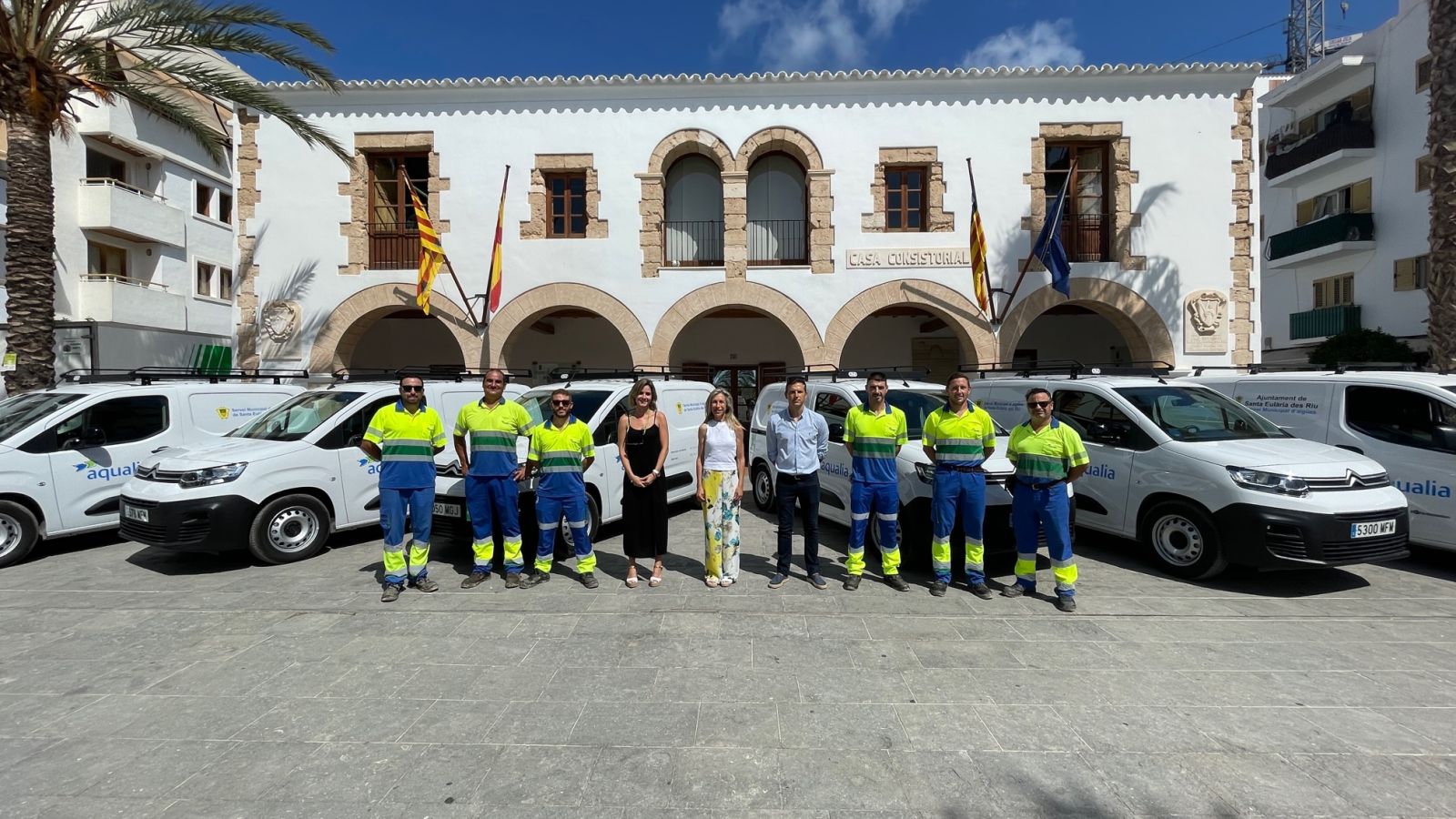 El Servei Municipal d'Aigües de Santa Eulària des Riu aposta pel medi ambient amb la incorporació de vehicles elèctrics