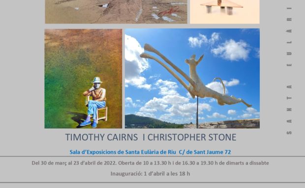 Exposició 'Apricate' de Timothy Cairns i Cristopher Stone en la Sala d'Exposicions Sant Jaume 72