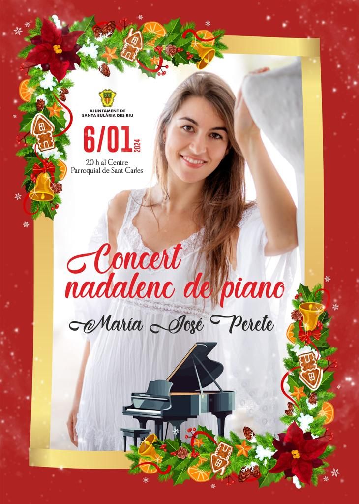 Concert nadalenc de piano de María José Perete a Sant Carles