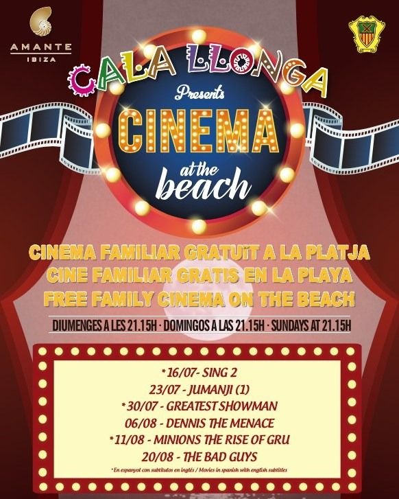 Cinema a la fresca a Cala Llonga