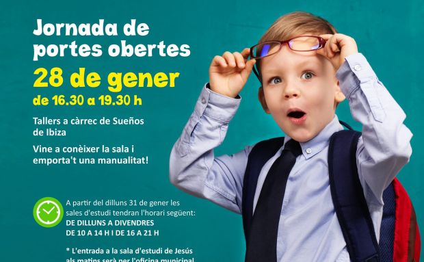 Jornada de Portes Obertes per donar a conèixer la nova sala d'estudi des Puig d'en Valls i la ja existent de Jesús