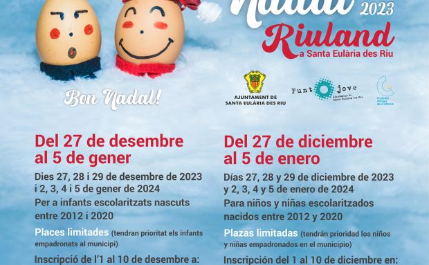 El divendres s'obren les inscripcions per a l'Escola de Nadal que comptarà amb descomptes per a famílies nombroses, monoparentals i per a nens amb discapacitat