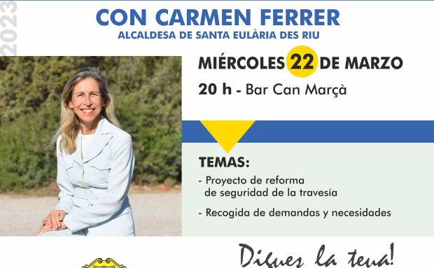 Presentació a Can Marçà de les futures millores en seguretat viària i del barri en el 'Digues la teua' del 23 de març