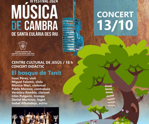 La soprano Isabel Albadalejo serà la protagonista del segon concert del quart Festival Música de Cambra de Santa Eulària amb ‘El bosque de Tanit’