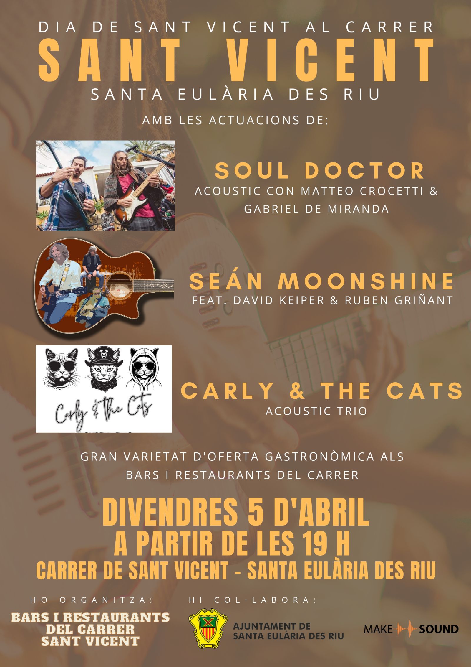 Els restaurants del carrer Sant Vicent celebren el seu patró amb menjar a preus especials i molta música