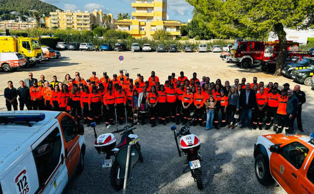 Santa Eulària des Riu posa en valor la gran feina dels voluntaris de Protecció Civil d'Eivissa