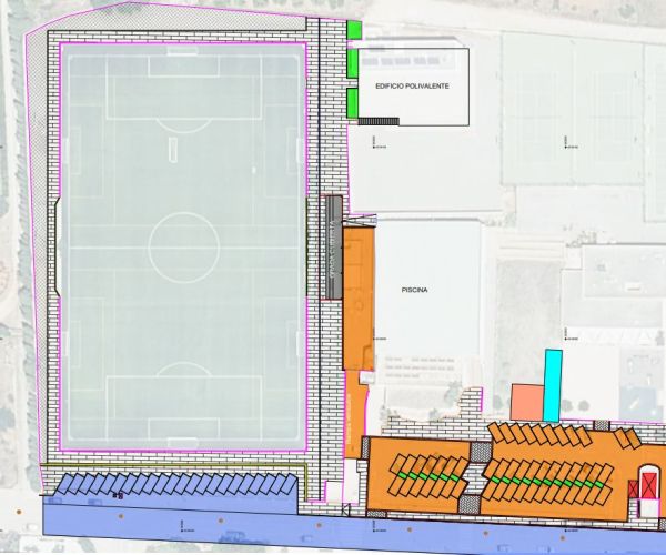 Santa Eulària adjudica las obras de mejora de aparcamiento y accesibilidad y nueva grada del campo de fútbol de Santa Gertrudis (2)