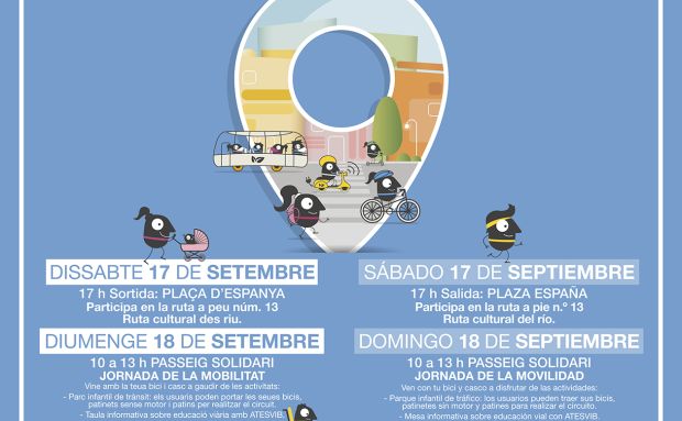 Prova de bicicletes elèctriques i seguretat viària infantil i per a gent gran a la Setmana Europea de la Mobilitat