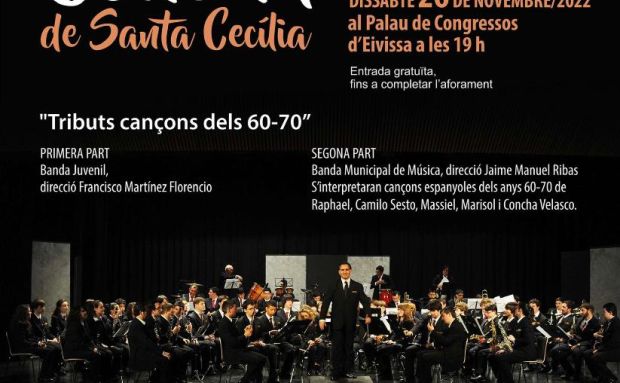 La Banda Juvenil i la Banda Municipal de Música ofereixen aquest dissabte un concert doble amb motiu de Santa Cecília