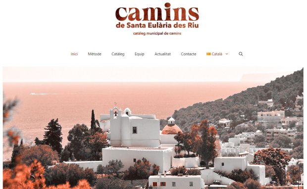 Nou web per donàr a conèixer el projecte de redacció d'un Catàleg Municipal de Camins de Santa Eulària