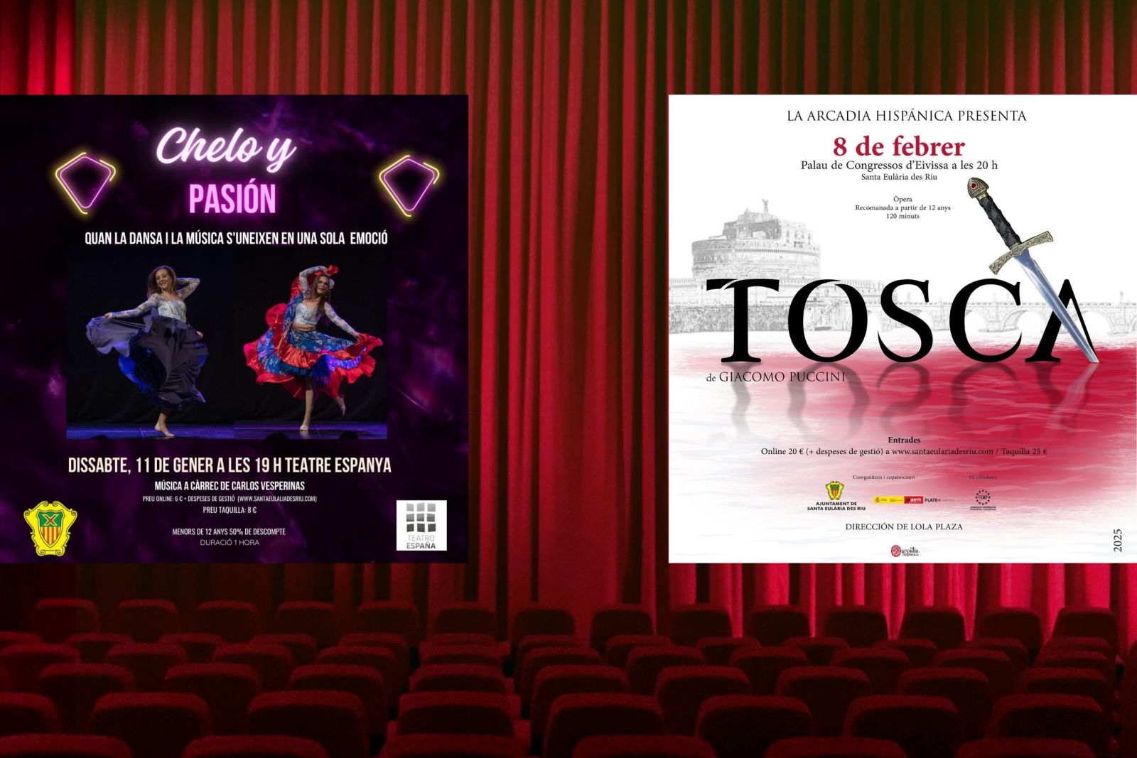 Òpera, dansa i teatre. Aquestes són les ofertes culturals per a aquest inici d'any a Santa Eulària