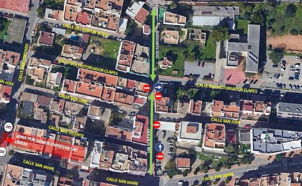 Este próximo lunes se inician las mejoras en la calle Sant Llorenç de Santa Eulària des Riu