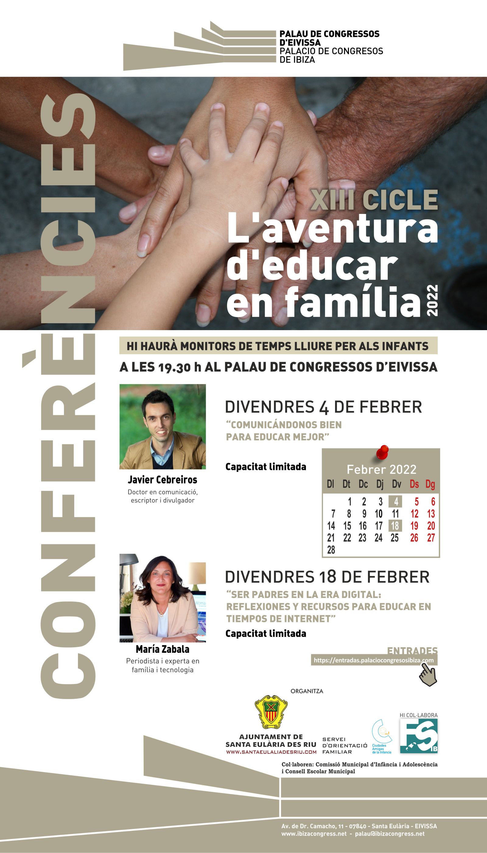 Recursos per educar a l'era online i la comunicació entre pares i fills, temes d'una nova edició de 'L'aventura d'educar en família'