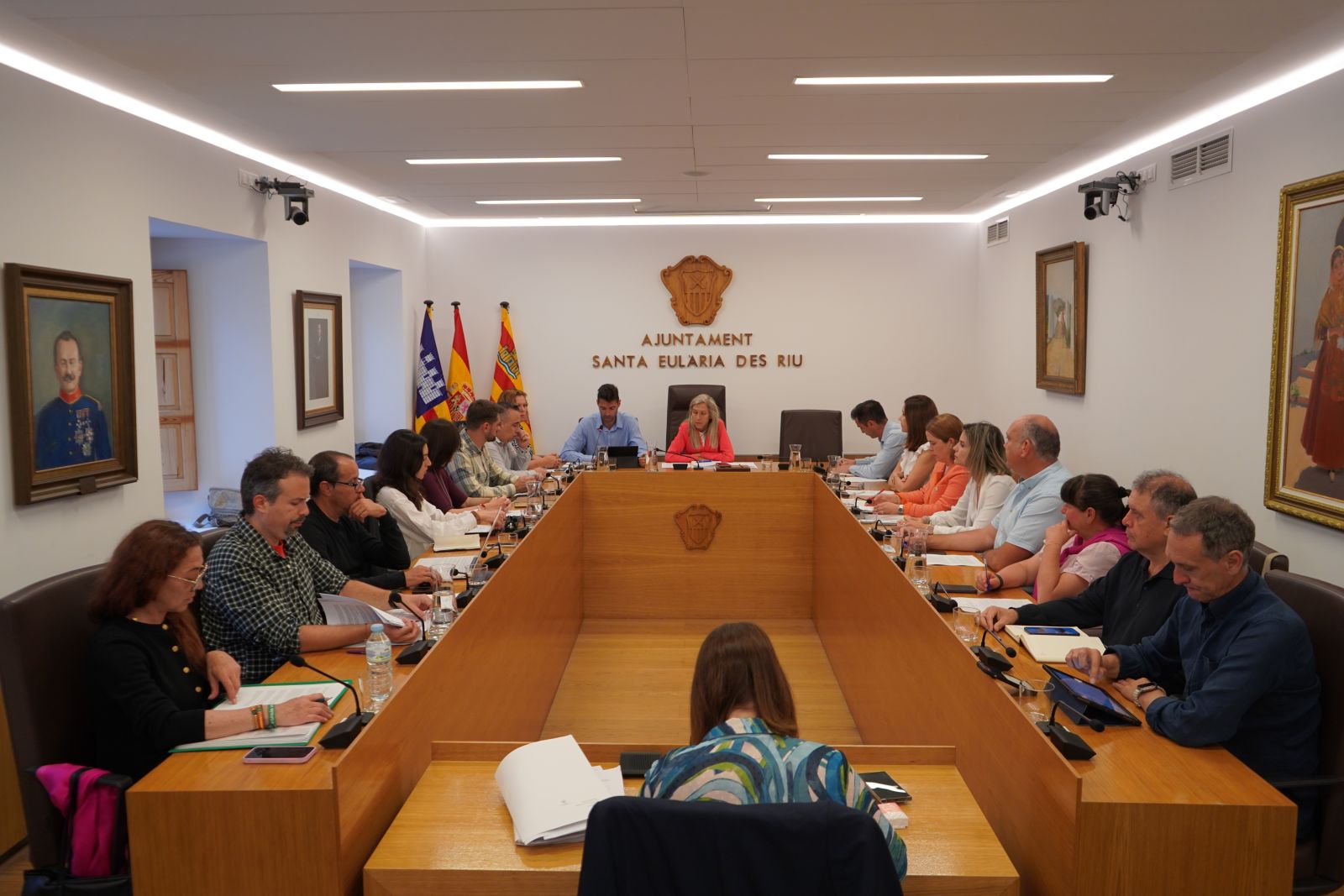 El ple de Santa Eulària dona llum verda a les obres de millora del municipi gràcies al romanent de tresoreria