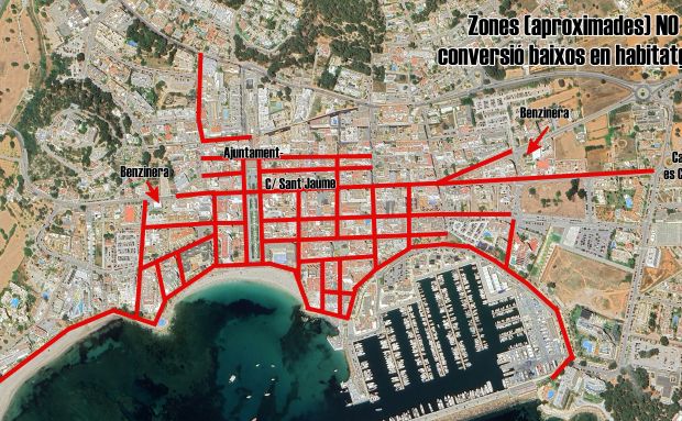 El ple aprova impedir la reconversió de locals en habitatge en Santa Gertrudis i Sant Carles, així com als carrers més cèntrics de la resta de nuclis urbans per a protegir el petit comerç i els entorns patrimonials