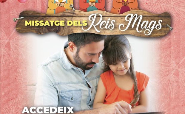 S'obre el període per demanar els vídeos personalitzats de felicitació dels Reis Mags als nens i nenes de les cinc parròquies