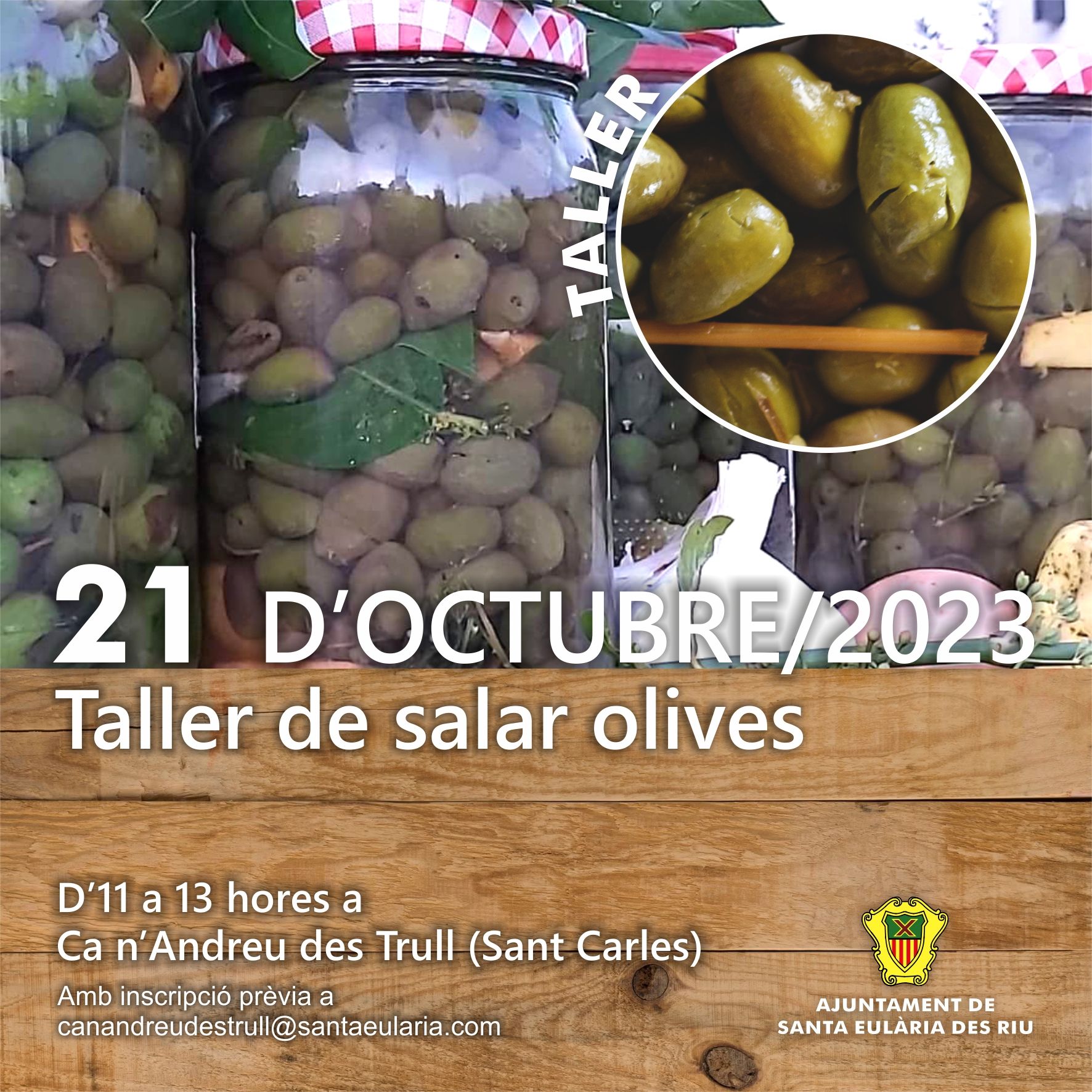 Taller gratuït de Salar Olives a Ca n'Andreu des Trull