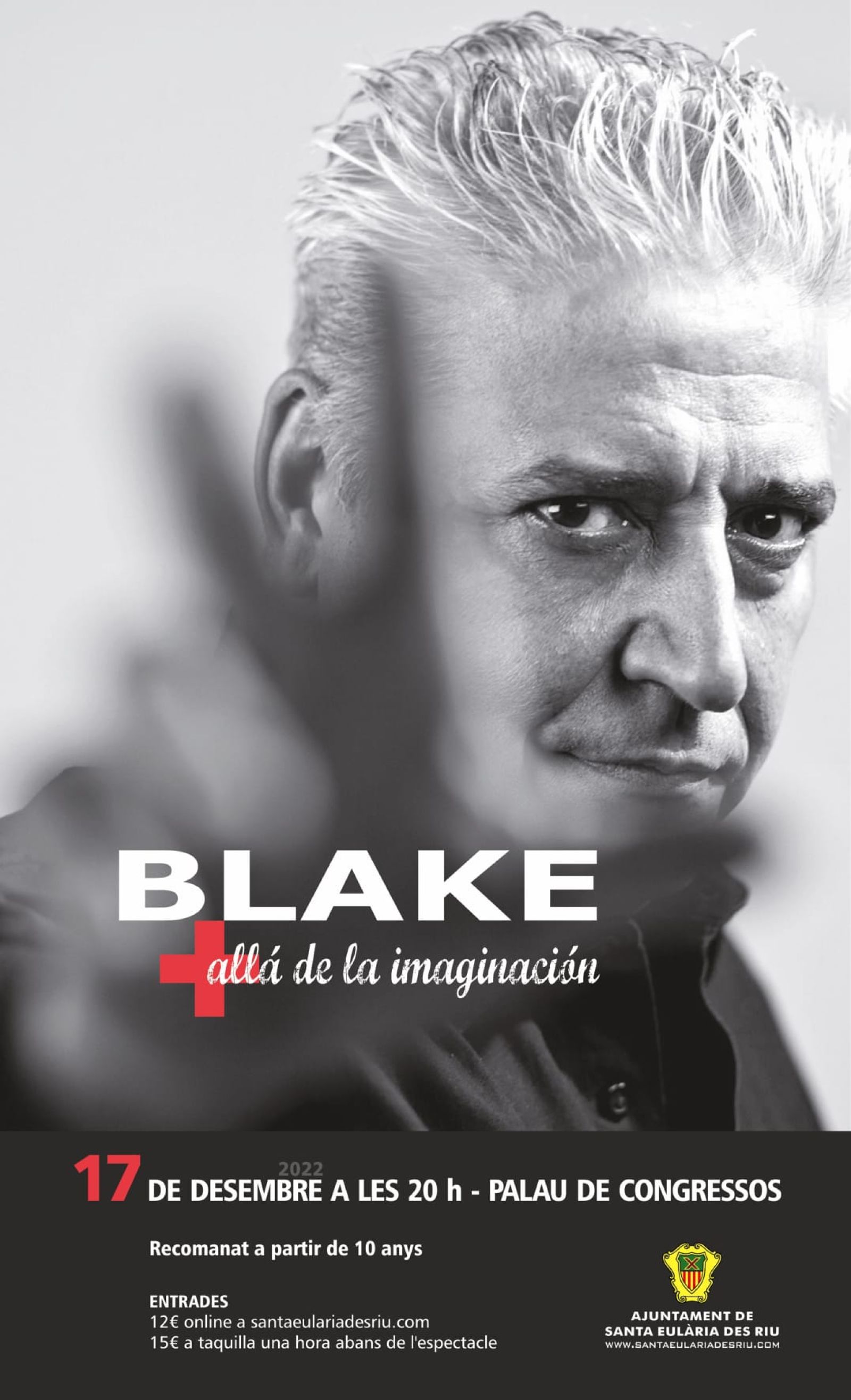 Anthony Blake, el 17 de desembre en el Palau de Congressos d'Eivissa