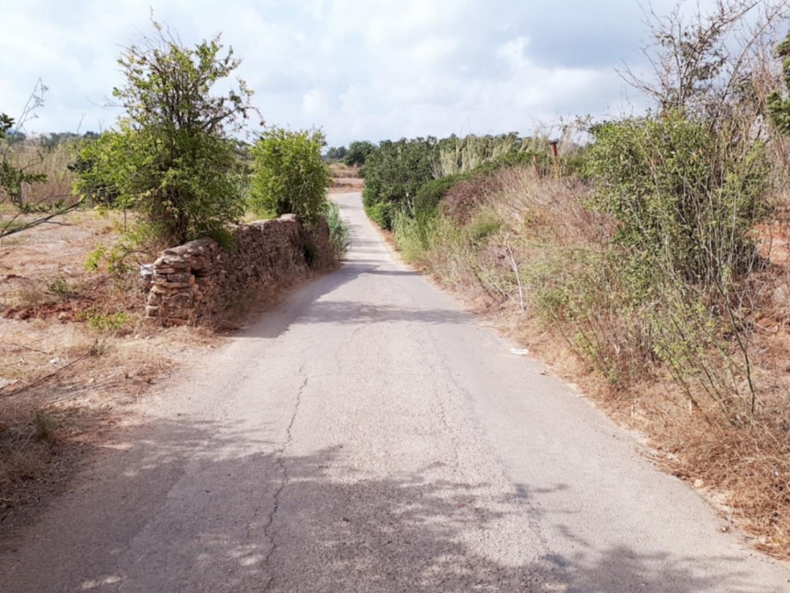 El dilluns comencen les obres de reparació del camí que permet connectar Can Guasch amb la carretera d'Eivissa sense passar per Santa Eulària