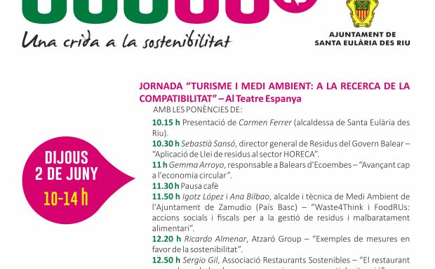 El departament de Medi Ambient organitza una jornada sobre turisme i medi ambient per parlar de reciclatge, economia circular i reducció de deixalles en el sector de restauració