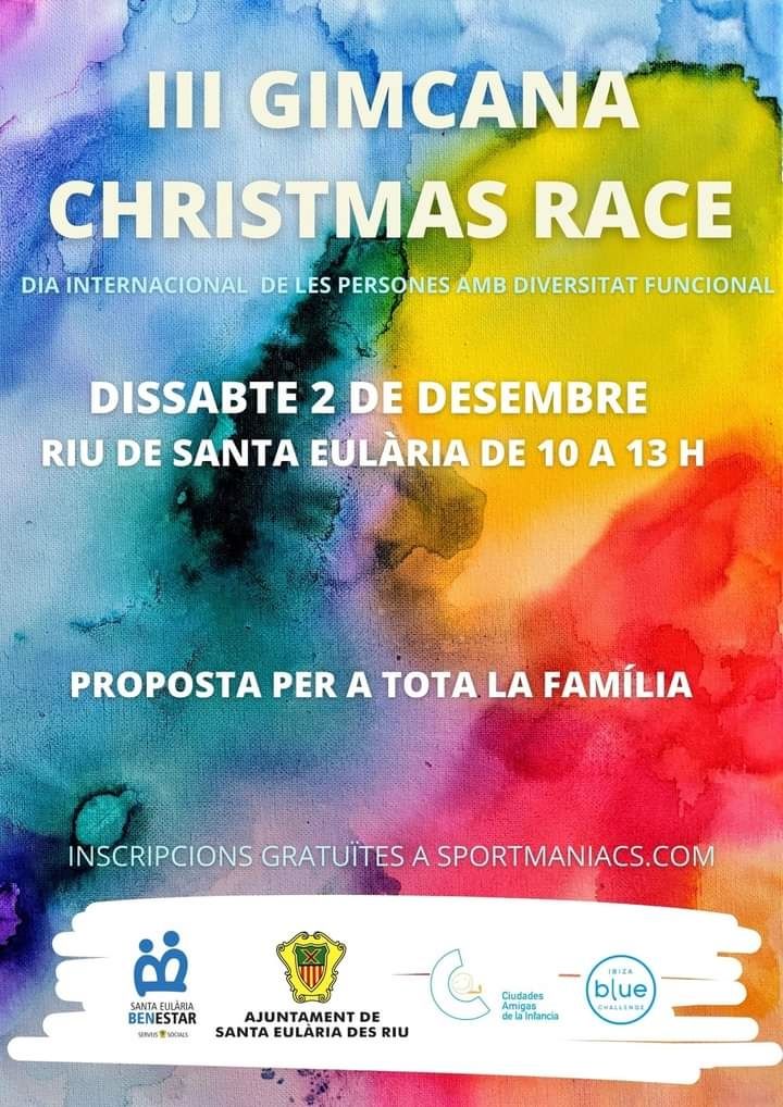 Santa Eulària des Riu organitza una gimcana familiar el 2 de desembre per a commemorar el Dia Internacional de les Persones amb Diversitat Funcional