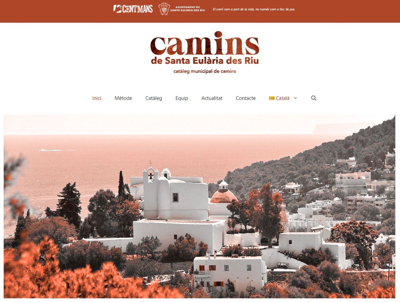 Nou web per donàr a conèixer el projecte de redacció d'un Catàleg Municipal de Camins de Santa Eulària