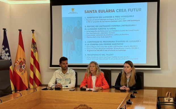 Santa Eulària presenta el primer plan ‘Santa Eulària Crea Futur’ de actuación para facilitar el acceso a la vivienda