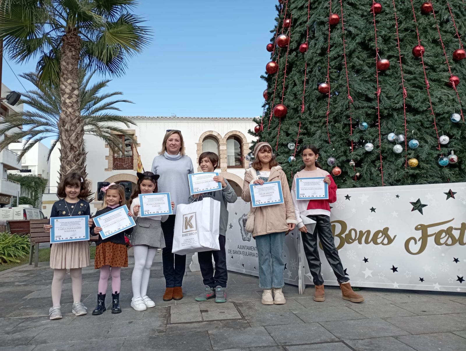 Lliurats els premis del concurs de dibuix infantil de la Setmana Europea de la Mobilitat