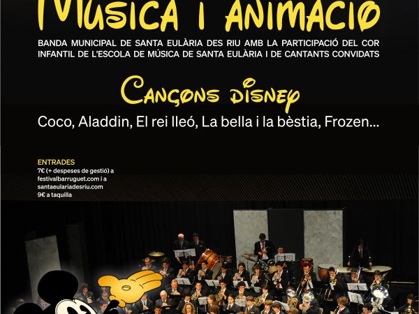 La magia de Disney llega a Santa Eulària en un concierto audiovisual para toda la familia