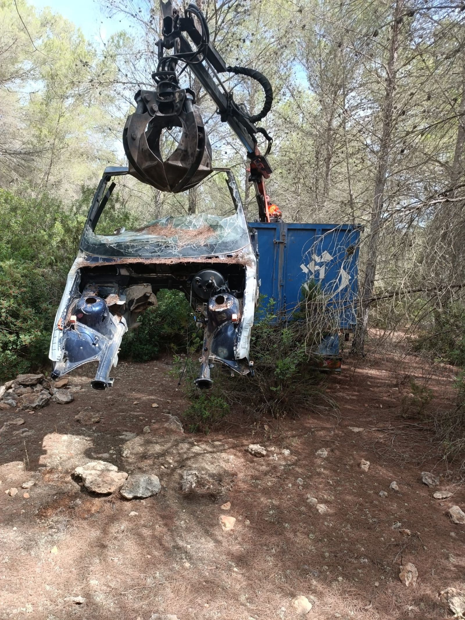 La Policia Local de Santa Eulària ha intervingut en 132 denúncies degut a assentaments, acampades i pernoctacions en caravanes entre juliol i agost del 2022